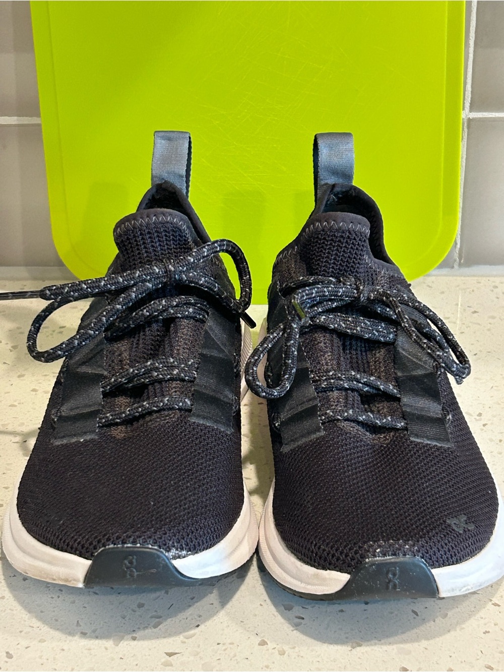 Women’s Black Knit Performance Sneakers